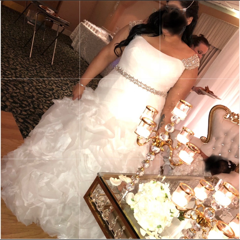 David’s bridal custom altered dress